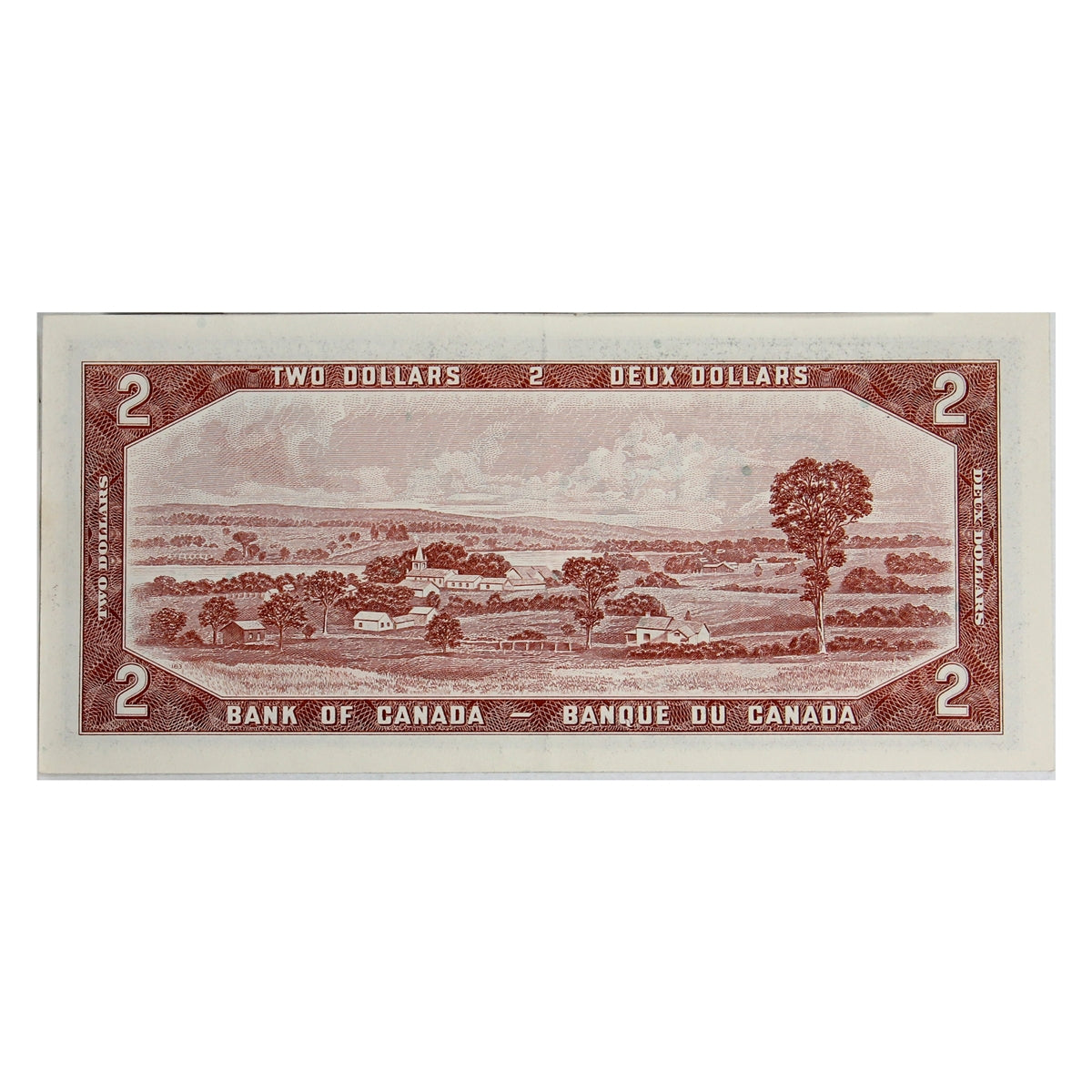 BC-38c 1954 Canada $2 Bouey-Rasminsky, I/G, EF-AU (EF45)