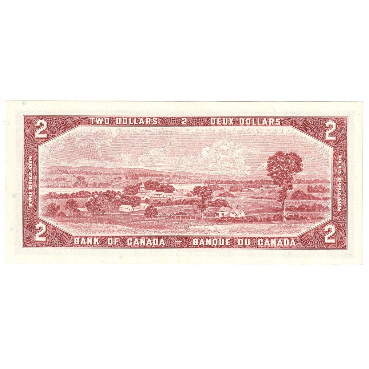 BC-38c 1954 Canada $2 Bouey-Rasminsky, J/G, EF-AU (EF45)