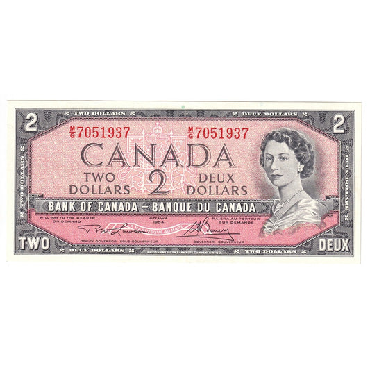 BC-38d 1954 Canada $2 Lawson-Bouey, M/G, EF-AU