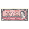 BC-38d 1954 Canada $2 Lawson-Bouey, N/G, Almost Uncirculated (AU50)