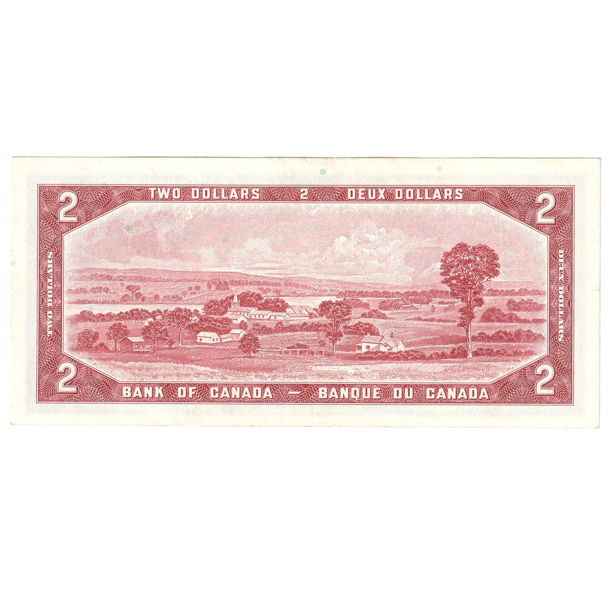 BC-38d 1954 Canada $2 Lawson-Bouey, N/G, Almost Uncirculated (AU50)
