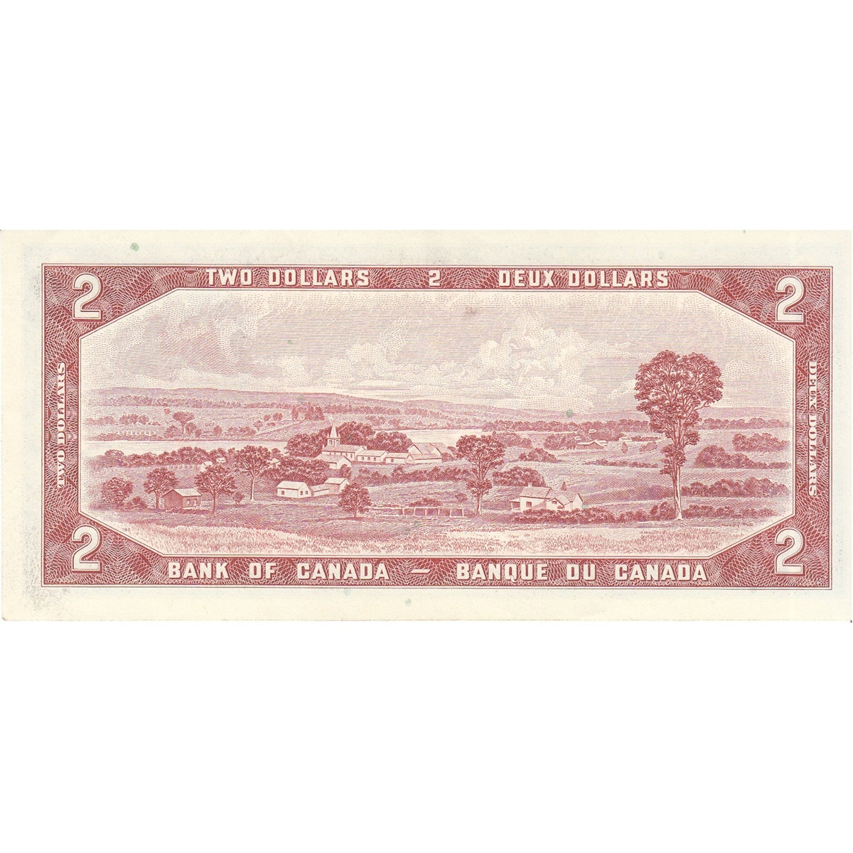 BC-38d 1954 Canada $2 Lawson-Bouey, P/G, Almost Uncirculated (AU50)