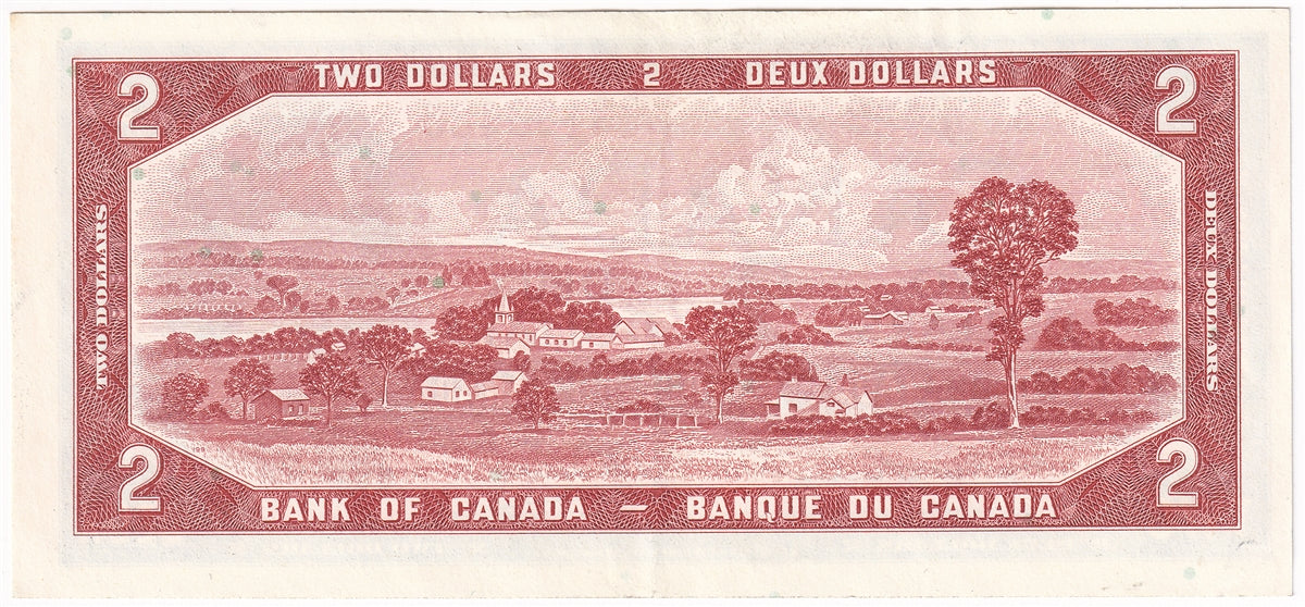 BC-38d 1954 Canada $2 Lawson-Bouey, S/G, EF-AU (EF45)