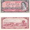 BC-38d 1954 Canada $2 Lawson-Bouey, S/G, Uncirculated (MS60)