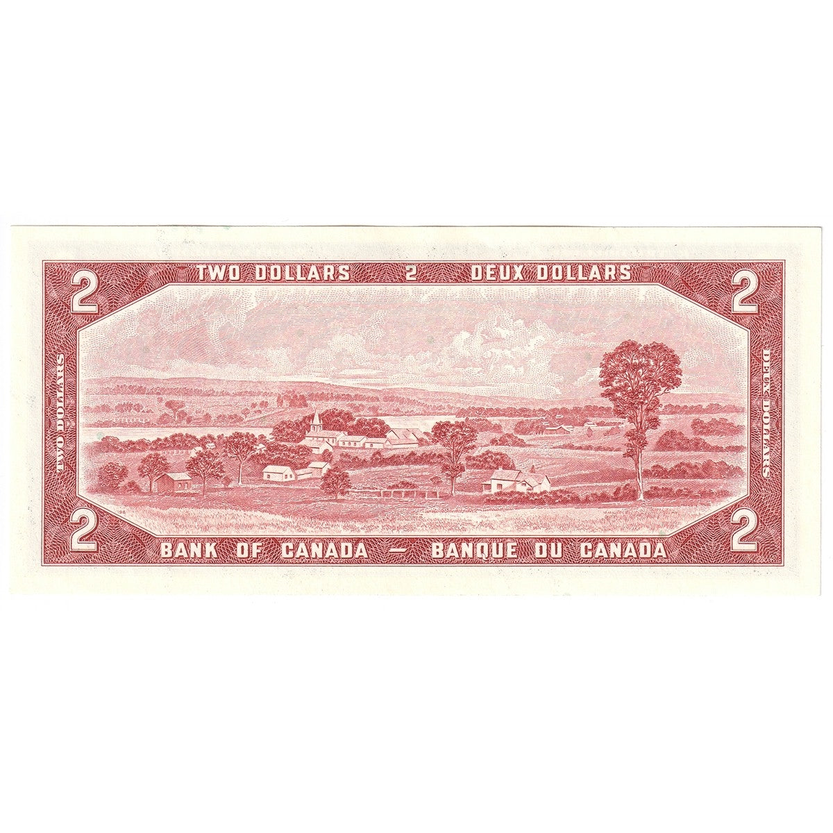 BC-38d 1954 Canada $2 Lawson-Bouey, U/G, AU-UNC (AU55)