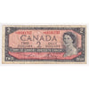 BC-38dA 1954 Canada $2 Lawson-Bouey, *O/G, Fine (F12)