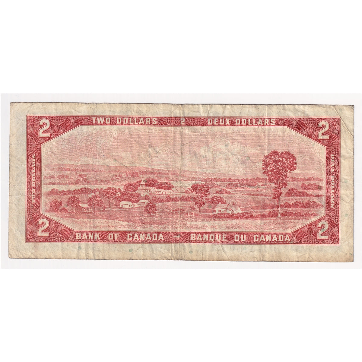 BC-38dA 1954 Canada $2 Lawson-Bouey, *O/G, Fine (F12)