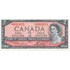 BC-38dA 1954 Canada $2 Lawson-Bouey, *O/G, Uncirculated (MS60)