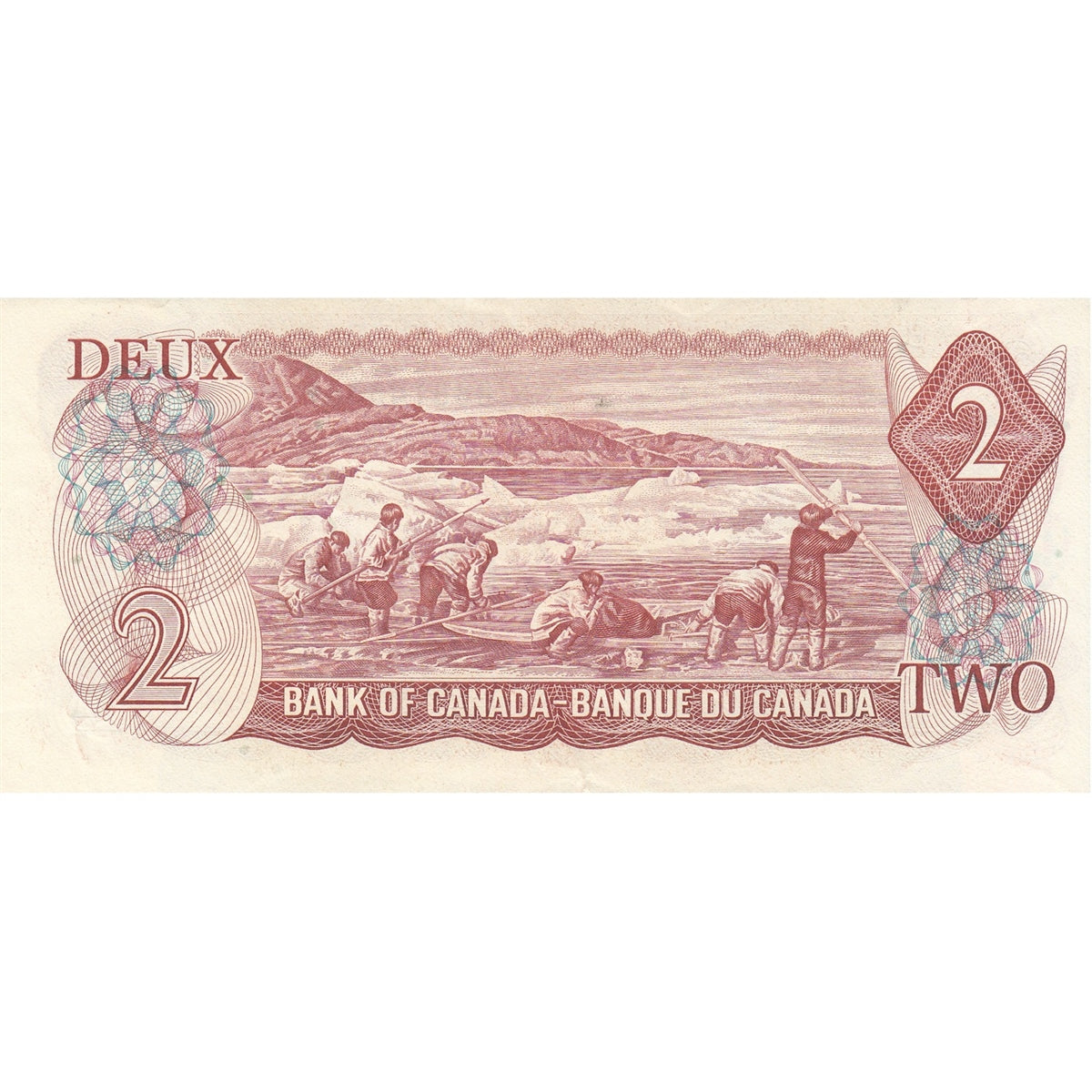 BC-47a 1974 Canada $2 Lawson-Bouey, BB, Almost Uncirculated (AU50)