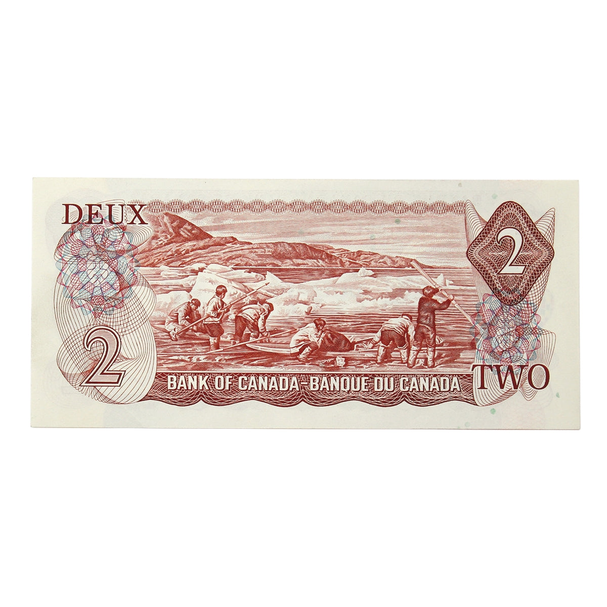 BC-47a 1974 Canada $2 Lawson-Bouey, BC, Modified Tint, EF-AU (EF45)