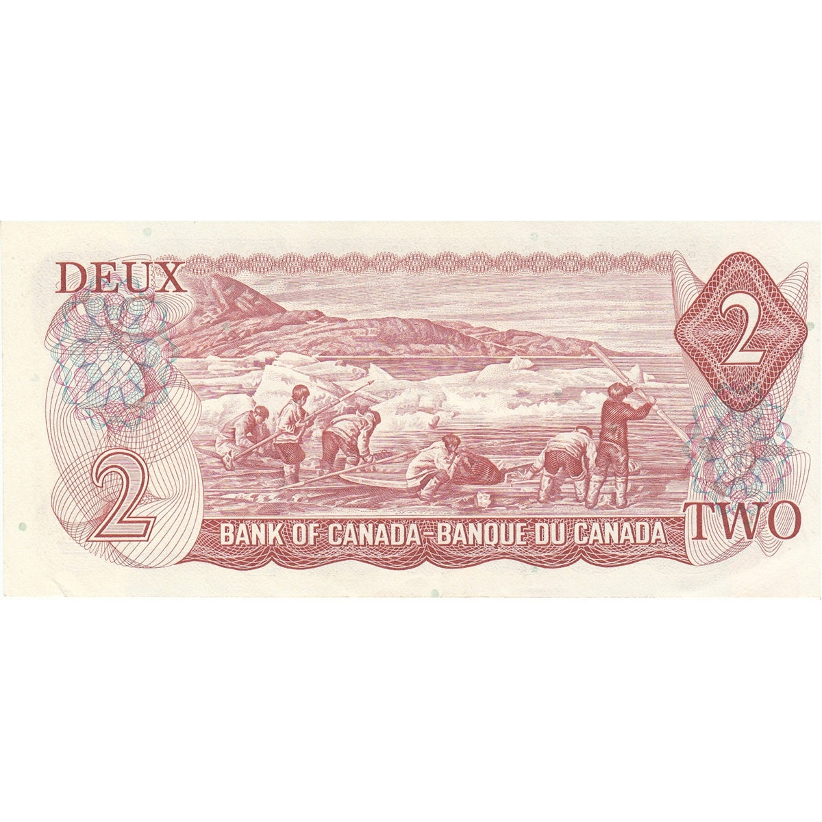 BC-47a 1974 Canada $2 Lawson-Bouey, BL, Almost Uncirculated (AU50)