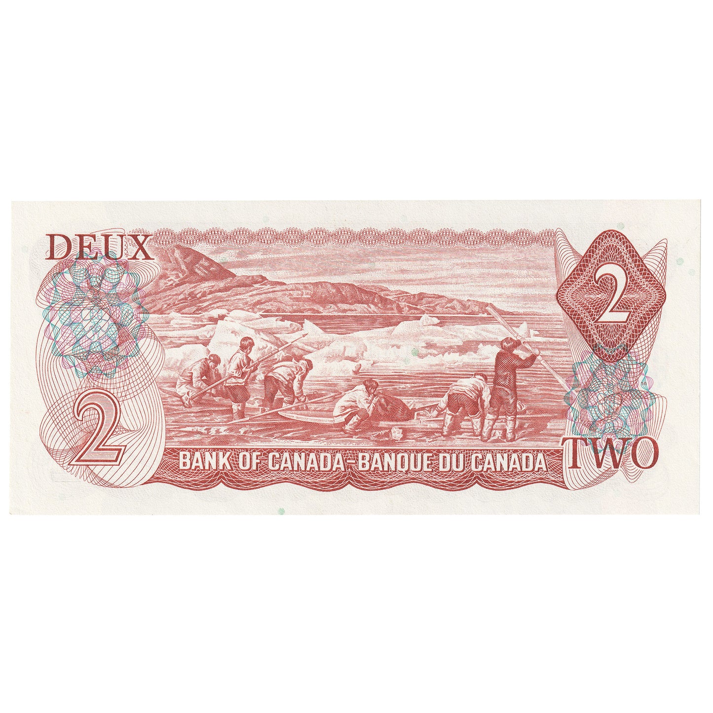 BC-47a 1974 Canada $2 Lawson-Bouey, RF, AU-UNC