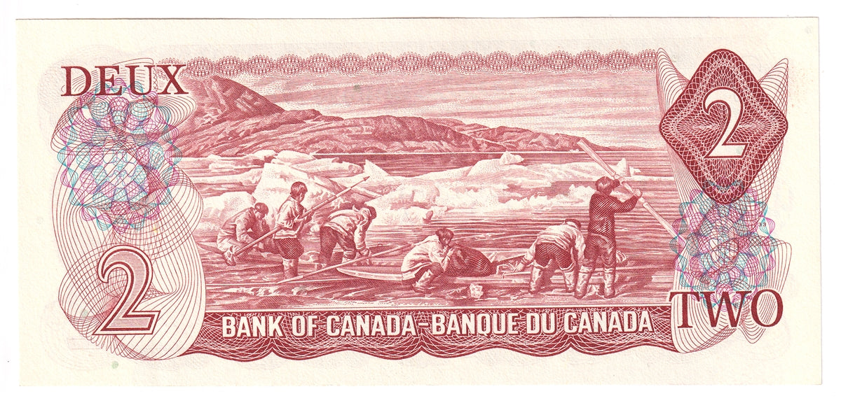BC-47a 1974 Canada $2 Lawson-Bouey, RJ, Uncirculated (MS60)