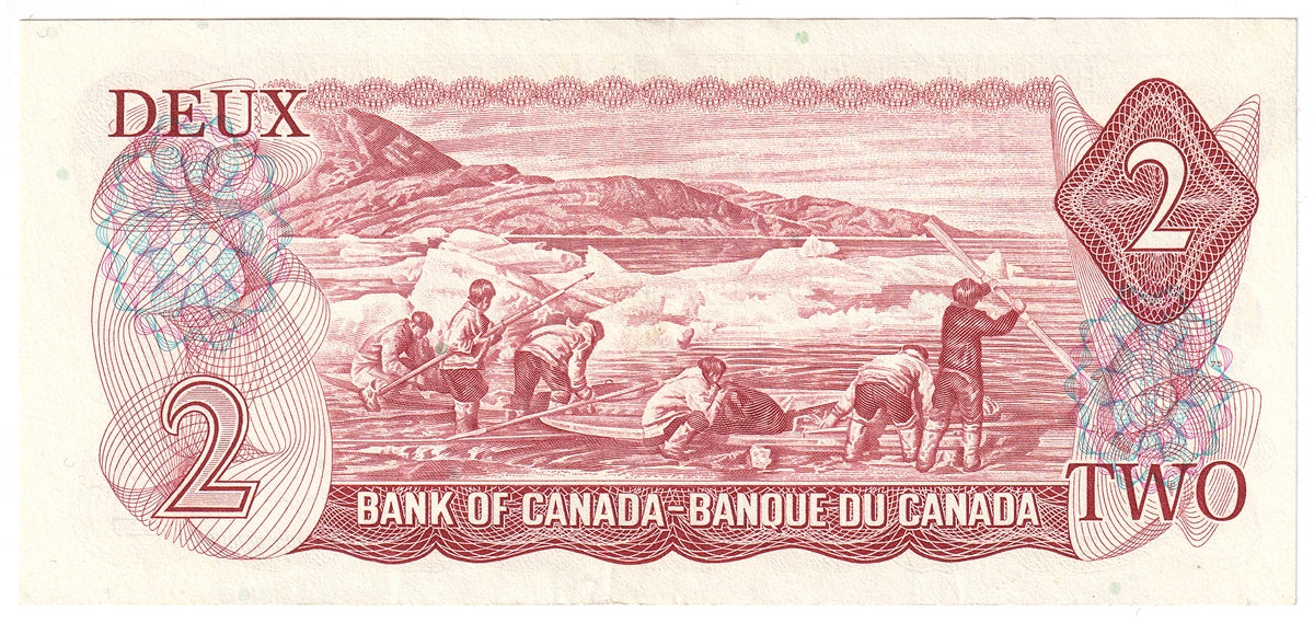 BC-47a 1974 Canada $2 Lawson-Bouey, UL, EF-AU (EF45)