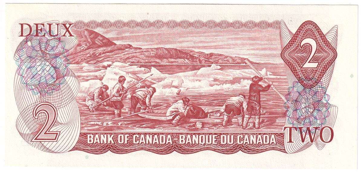 BC-47aA 1974 Canada $2 Lawson-Bouey, *BA, Uncirculated (MS60)