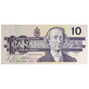 BC-57bA 1989 Canada $10 Bonin-Thiessen, ATX, VF-EF (VF30)