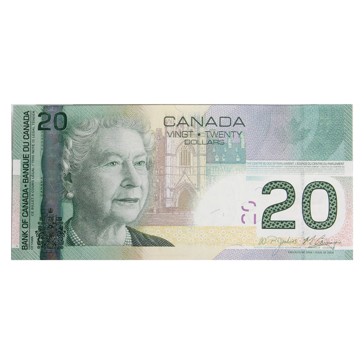 BC-64b-i 2010 Canada $20 Jenkins-Carney, AUD, Choice Uncirculated (CUNC63)