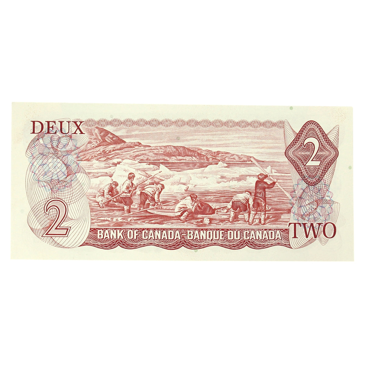 BC-47a-i 1974 Canada $2 Lawson-Bouey, ABG, Almost Uncirculated (AU50)