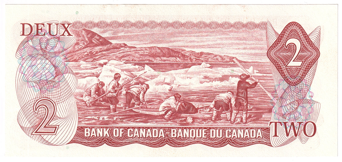 BC-47a-i 1974 Canada $2 Lawson-Bouey, AGE, Uncirculated (MS60)