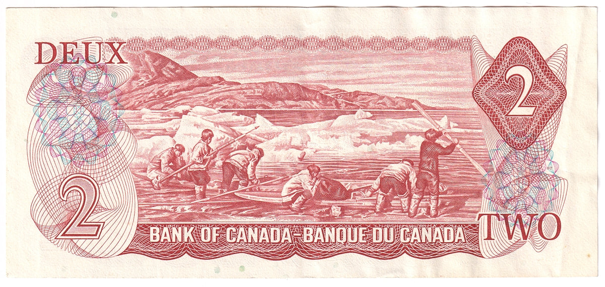 BC-47a-i 1974 Canada $2 Lawson-Bouey, AGH, EF-AU (EF45)