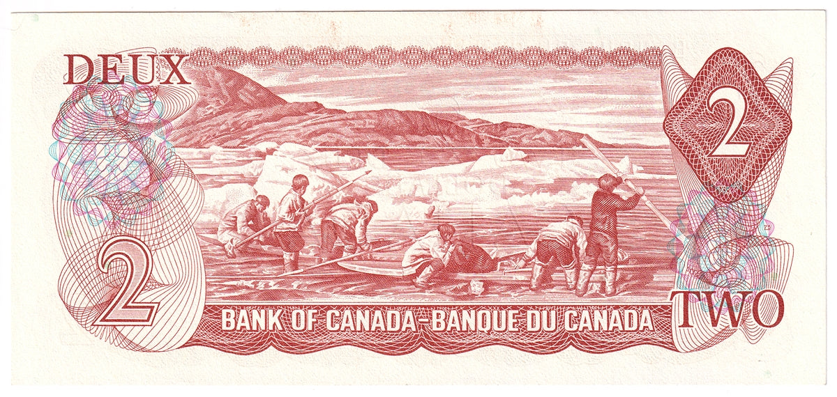 BC-47b 1974 Canada $2 Crow-Bouey, AGK, Uncirculated (MS60)