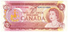 BC-47b 1974 Canada $2 Crow-Bouey, AGM, AU-UNC (AU55)