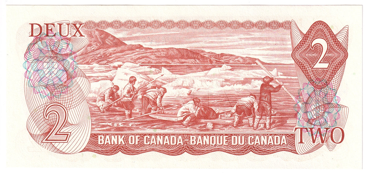 BC-47b 1974 Canada $2 Crow-Bouey, AGV, Uncirculated (MS60)