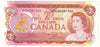 BC-47b 1974 Canada $2 Crow-Bouey, AGW, Uncirculated (MS60)