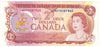 BC-47b 1974 Canada $2 Crow-Bouey, AGY, Almost Uncirculated (AU50)