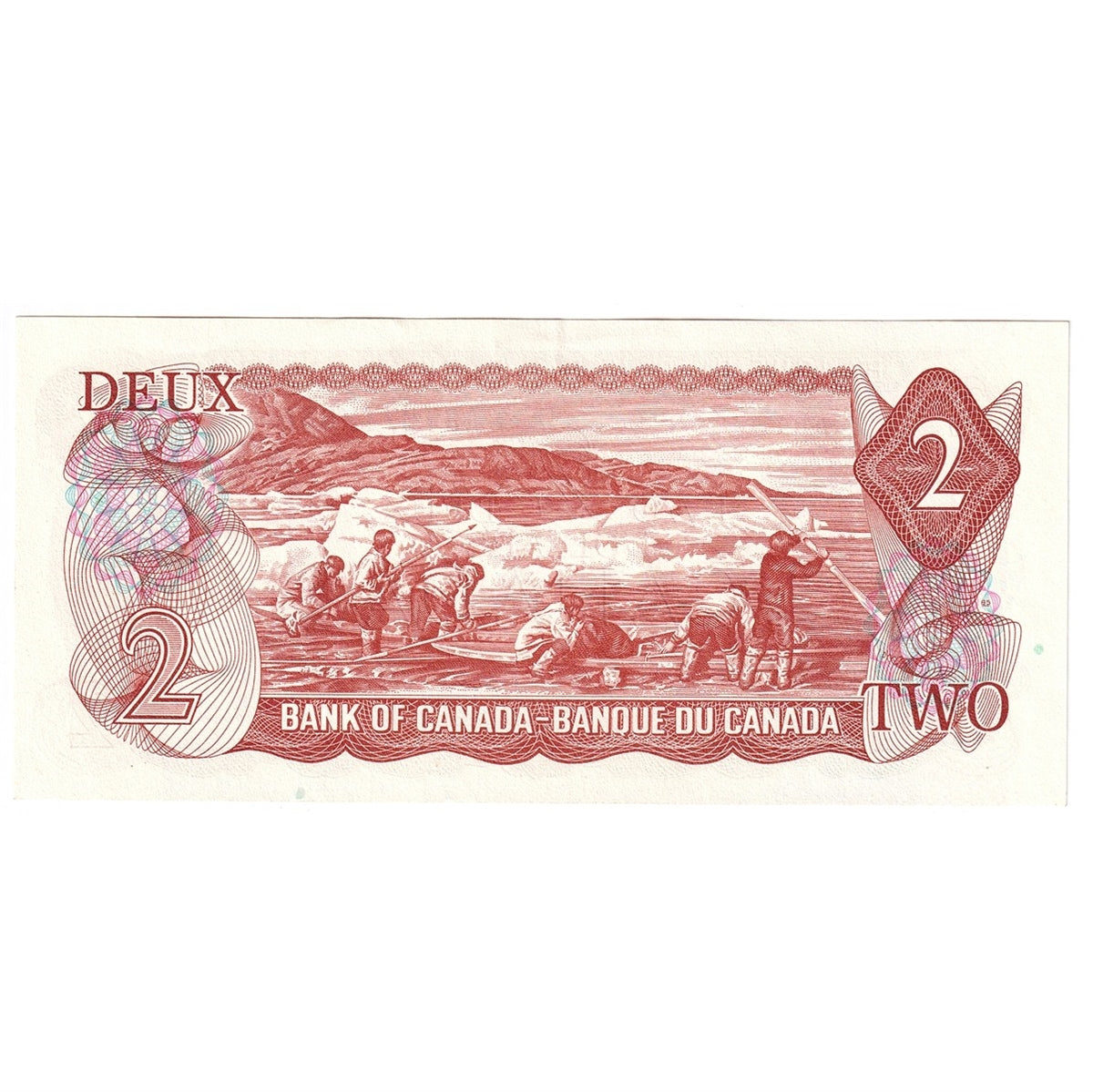 BC-47b 1974 Canada $2 Crow-Bouey, AGY, AU-UNC