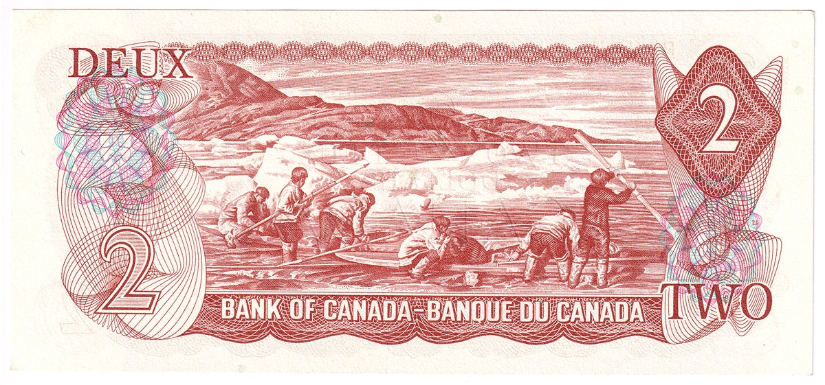 BC-47b 1974 Canada $2 Crow-Bouey, ARA, Uncirculated (MS60)
