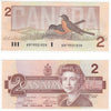 BC-55a 1986 Canada $2 Crow-Bouey, ARF, Almost Uncirculated (AU50)