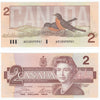 BC-55a 1986 Canada $2 Crow-Bouey, ARG, Almost Uncirculated (AU50)