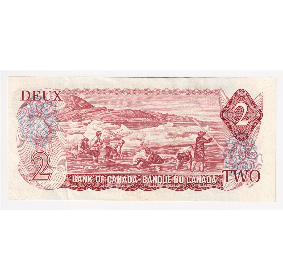 BC-47a 1974 Canada $2 Lawson-Bouey, RU, Almost Uncirculated (AU50)