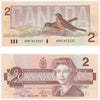 BC-55a 1986 Canada $2 Crow-Bouey, ARK, AU-UNC (AU55)