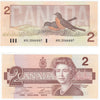 BC-55a 1986 Canada $2 Crow-Bouey, ARL, Uncirculated (MS60)