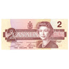 BC-55a 1986 Canada $2 Crow-Bouey, ARM, Almost Uncirculated (AU50)