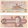 BC-55a 1986 Canada $2 Crow-Bouey, ARN, Almost Uncirculated (AU50)