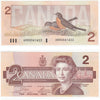 BC-55a 1986 Canada $2 Crow-Bouey, ARR, AU-UNC (AU55)