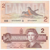 BC-55a 1986 Canada $2 Crow-Bouey, ART, Uncirculated (MS60)