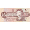 BC-55a 1986 Canada $2 Crow-Bouey, ARZ, Almost Uncirculated (AU50)