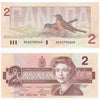 BC-55a 1986 Canada $2 Crow-Bouey, AUA, Almost Uncirculated (AU50)