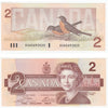 BC-55a 1986 Canada $2 Crow-Bouey, AUA, Uncirculated (MS60)