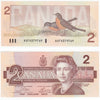 BC-55a 1986 Canada $2 Crow-Bouey, AUF, AU-UNC (AU55)