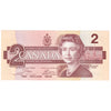 BC-55bA 1986 Canada $2 Thiessen-Crow, BRX, Almost Uncirculated (AU50)