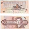 BC-55a 1986 Canada $2 Crow-Bouey, AUH, AU-UNC (AU55)