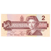 BC-55a 1986 Canada $2 Crow-Bouey, AUM, Extra Fine (EF40)