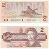 BC-55a 1986 Canada $2 Crow-Bouey, AUN, Almost Uncirculated (AU50)