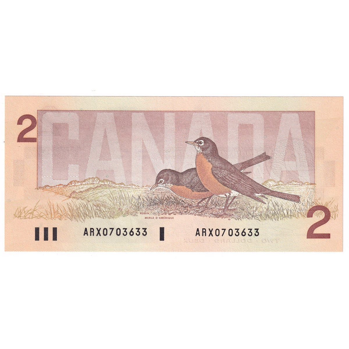 BC-55aA 1986 Canada $2 Crow-Bouey, ARX Below 1.26M, Choice Uncirculated (CUNC63)