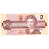 BC-55aA 1986 Canada $2 Crow-Bouey, ARX, Below 1.26M, AU-UNC (AU55)